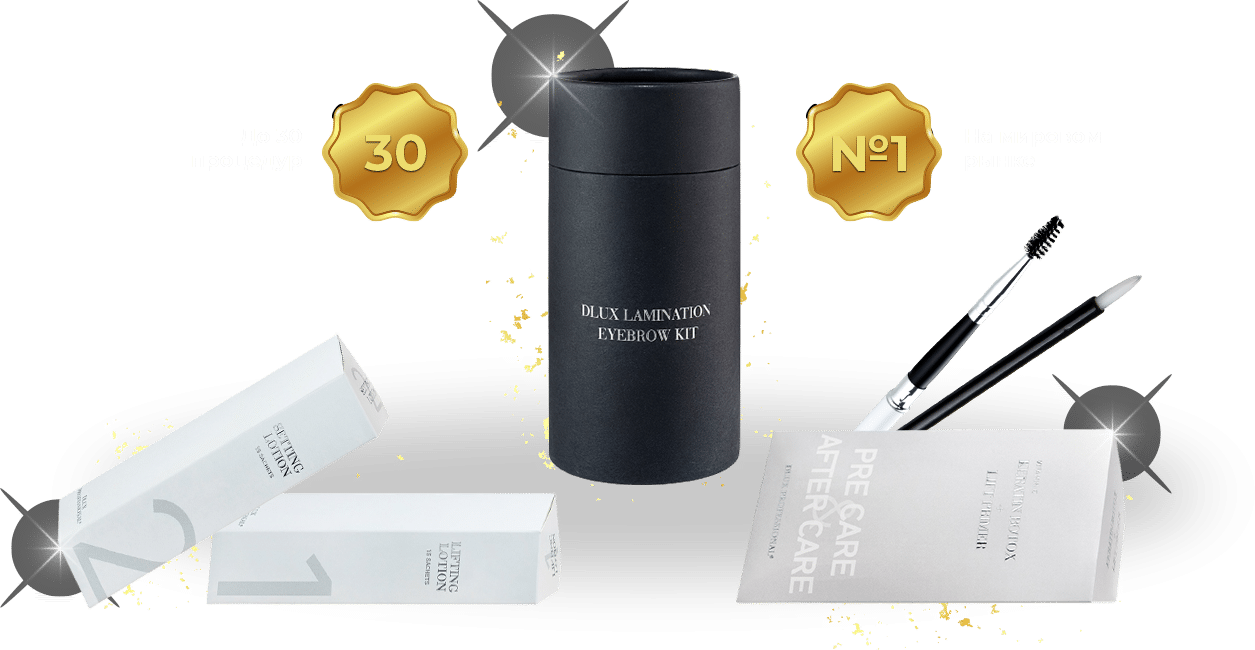 סט מקצועי ללמינציה של גבות Dlux Professional סט מקצועי ללמינציה של גבות Dlux Professional