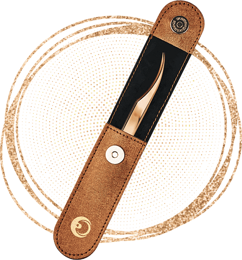 פינצטה הרחבה -DLUX NEWEST ROSE GOLD 05 פינצטה הרחבה -DLUX NEWEST ROSE GOLD 05