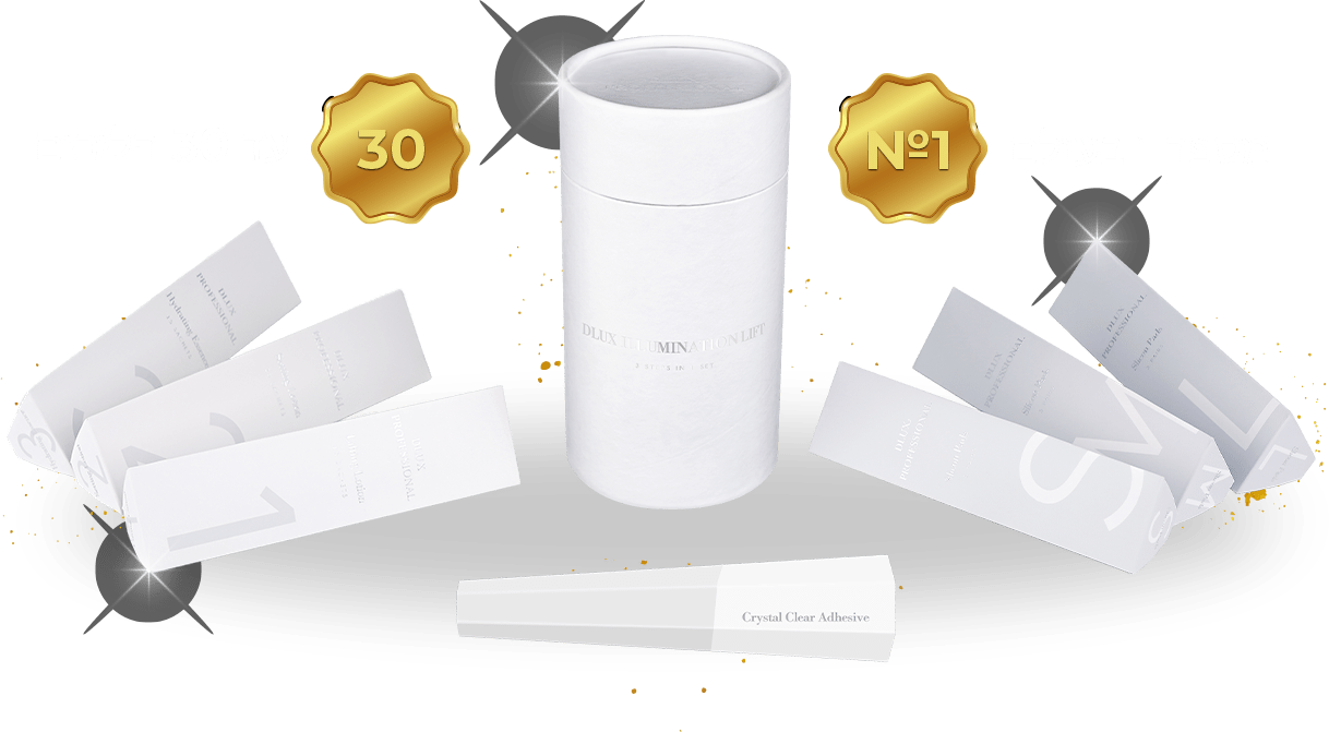 סט חומרים להרמת ריסים Dlux Professional סט חומרים להרמת ריסים Dlux Professional